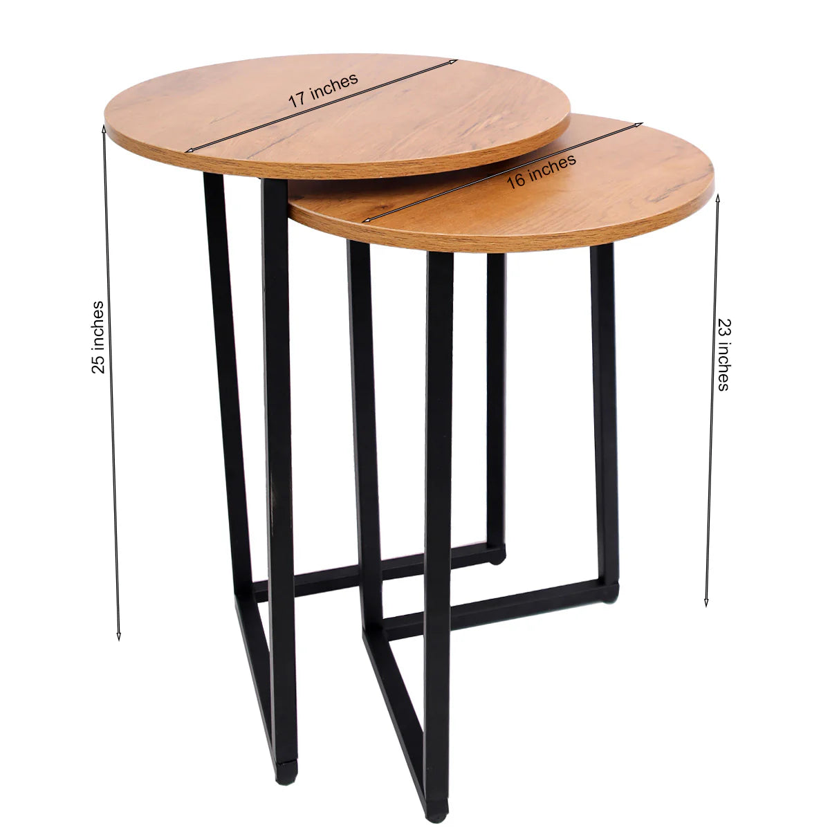 Modern Round Nesting Tables Set